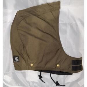 Carhartt Hood Only Brown Green Snap-On Quilted Lining Drawstring - Black Label